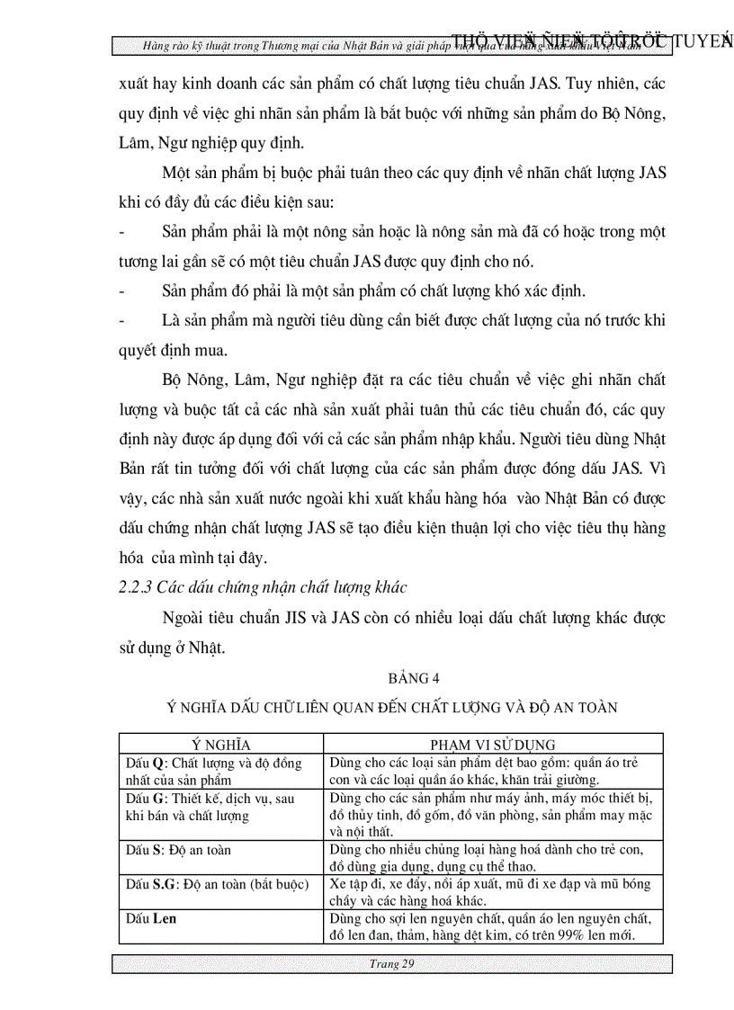 image for page Hàng rào kỹ thuật trong Thương mại của Nhật Bản và giải pháp vượt qua của hàng xuất khẩu Việt nam