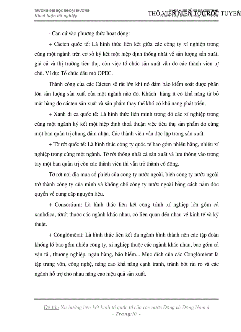 image for page Xu hướng liên kết kinh tế quốc tế của các nước Đông và Đông nam á