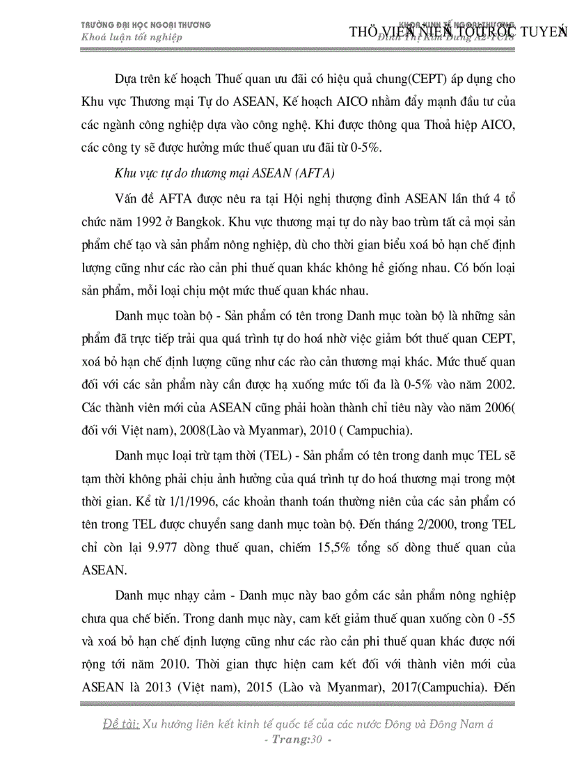 image for page Xu hướng liên kết kinh tế quốc tế của các nước Đông và Đông nam á