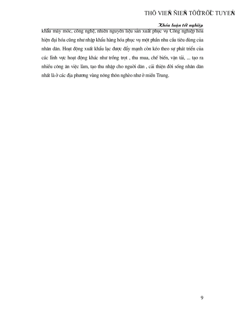 image for page Hiện trạng và giải pháp nhằm nâng cao hiệu quả hoạt động THU MUA và xuất khẩu lạc của Công ty VIlexim trong giai đoạn hiện nay