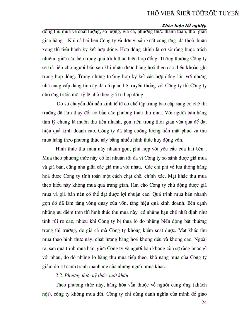 image for page Hiện trạng và giải pháp nhằm nâng cao hiệu quả hoạt động THU MUA và xuất khẩu lạc của Công ty VIlexim trong giai đoạn hiện nay