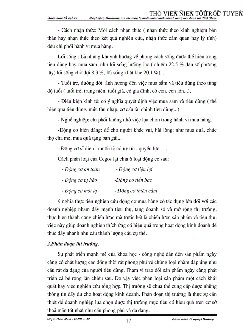 image for page Hoạt động Marketing của một số công ty nước ngoài kinh doanh hàng tiêu dùng tại Việt Nam