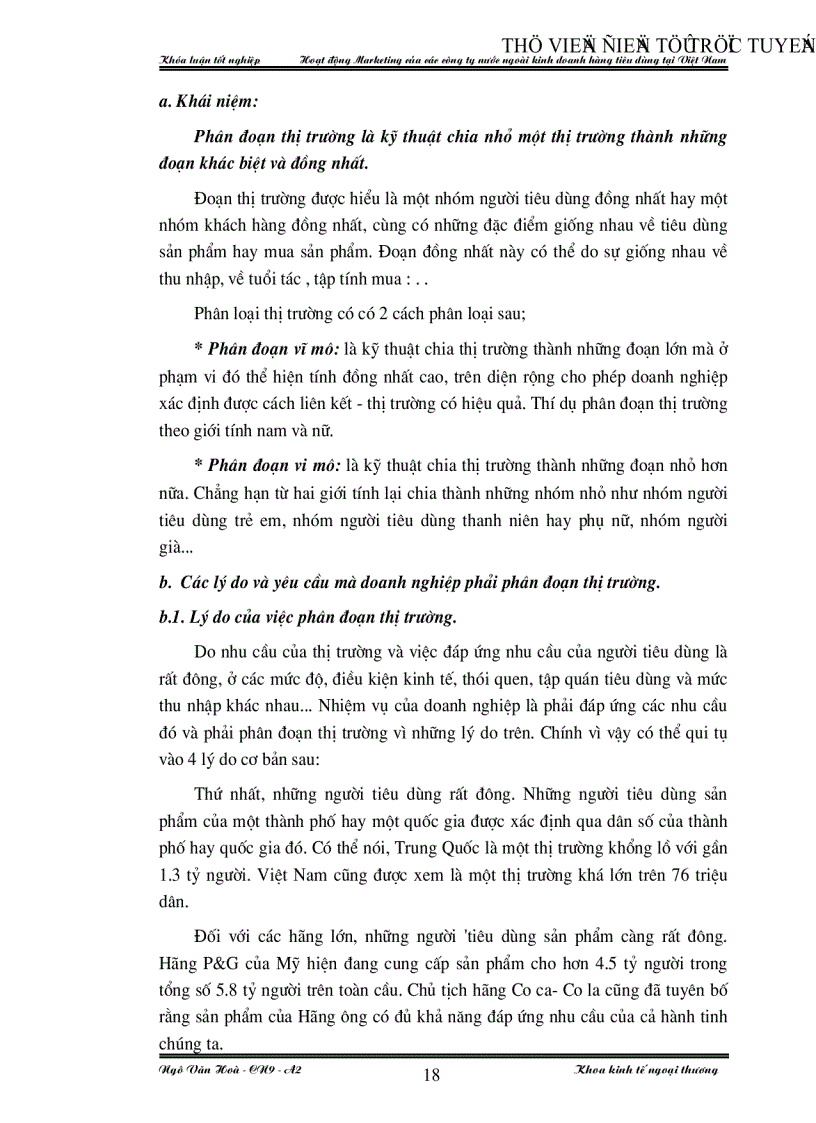 image for page Hoạt động Marketing của một số công ty nước ngoài kinh doanh hàng tiêu dùng tại Việt Nam