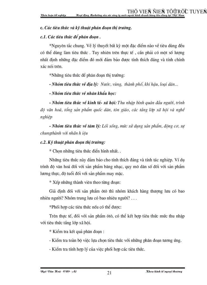 image for page Hoạt động Marketing của một số công ty nước ngoài kinh doanh hàng tiêu dùng tại Việt Nam