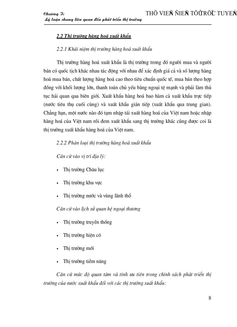 image for page Tình hình phát triển thị trường xuất khẩu của Việt nam qua các thời kỳ và biện pháp phát triển thị trường xuất khẩu của việt nam đến năm 2020