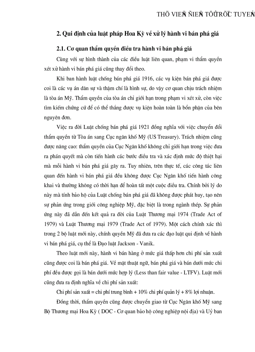 image for page Quy định và thực tiễn chống bán phá giá của Mỹ và giải pháp cho các doanh nghiệp Việt Nam