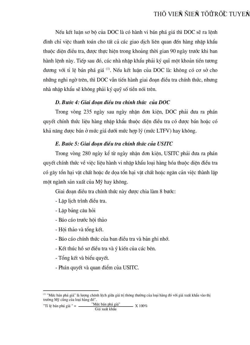 image for page Quy định và thực tiễn chống bán phá giá của Mỹ và giải pháp cho các doanh nghiệp Việt Nam