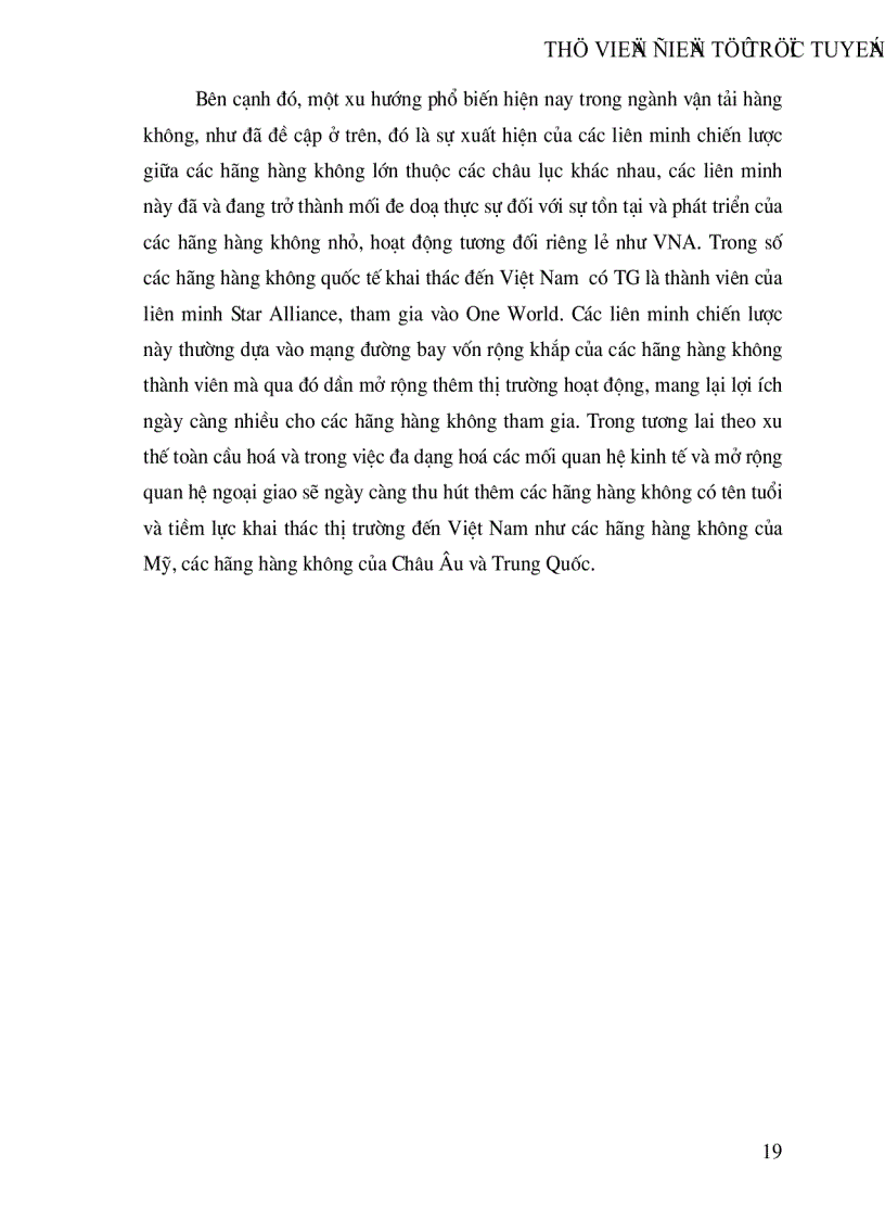 image for page Việc Vận dụng marketing vào thực tiễn kinh doanh của hãng hàng không quốc gia việt nam