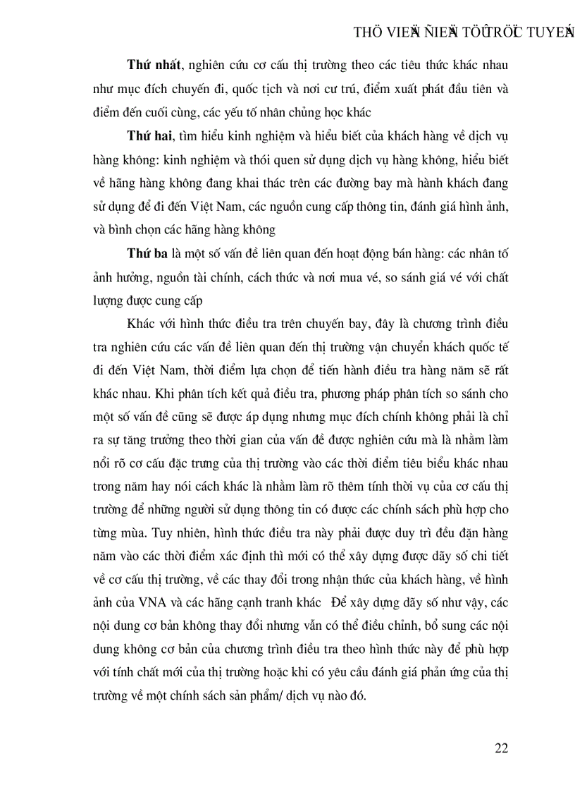 image for page Việc Vận dụng marketing vào thực tiễn kinh doanh của hãng hàng không quốc gia việt nam