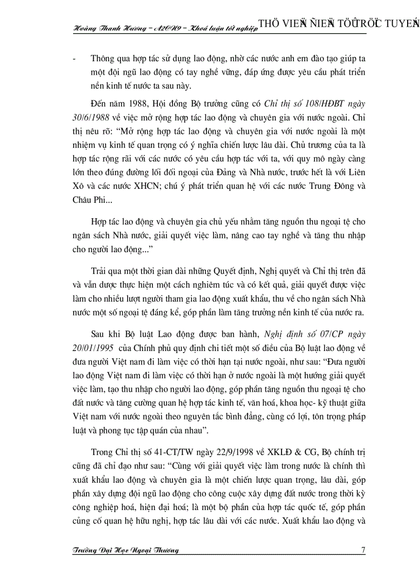 image for page Những thách thức cơ hội và giải pháp trong việc đẩy mạnh xuất khẩu sức lao động của Việt nam sang thị trường Châu á