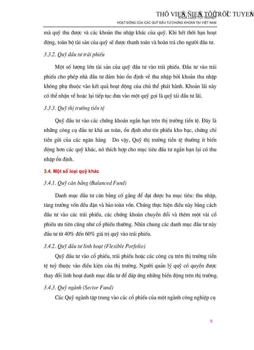 image for page Hoạt động của các Quỹ đầu tư chứng khoán tại Việt Nam