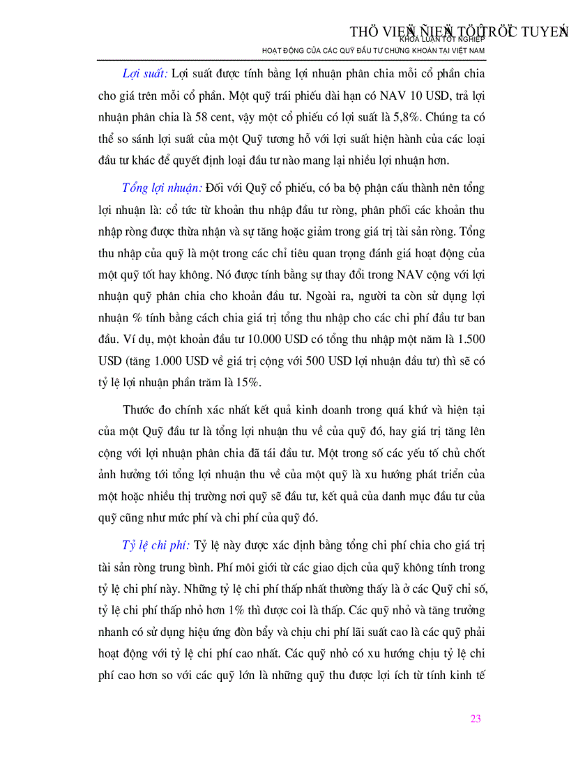 image for page Hoạt động của các Quỹ đầu tư chứng khoán tại Việt Nam