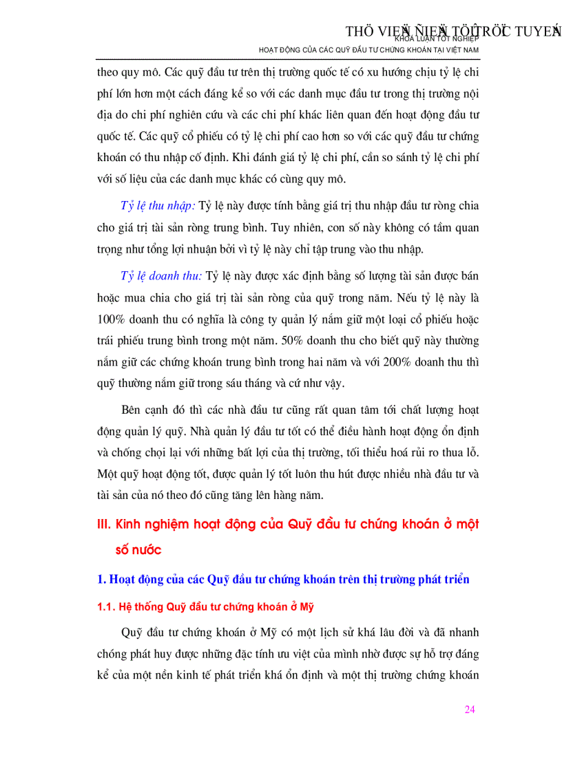 image for page Hoạt động của các Quỹ đầu tư chứng khoán tại Việt Nam