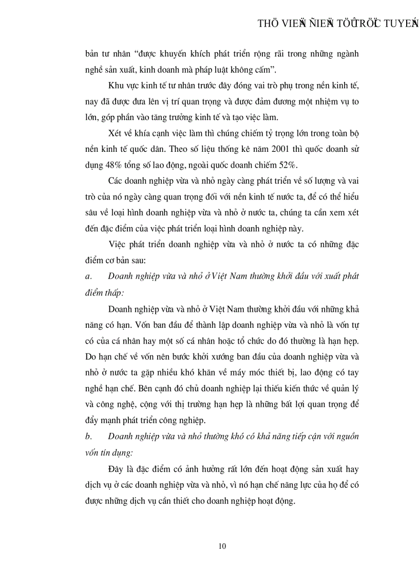 image for page Thực trạng về sử dụng vốn và những giải pháp sử dụng vốn có hiệu quả để phát triển doanh nghiệp vừa và nhỏ ở nước ta hiện nay