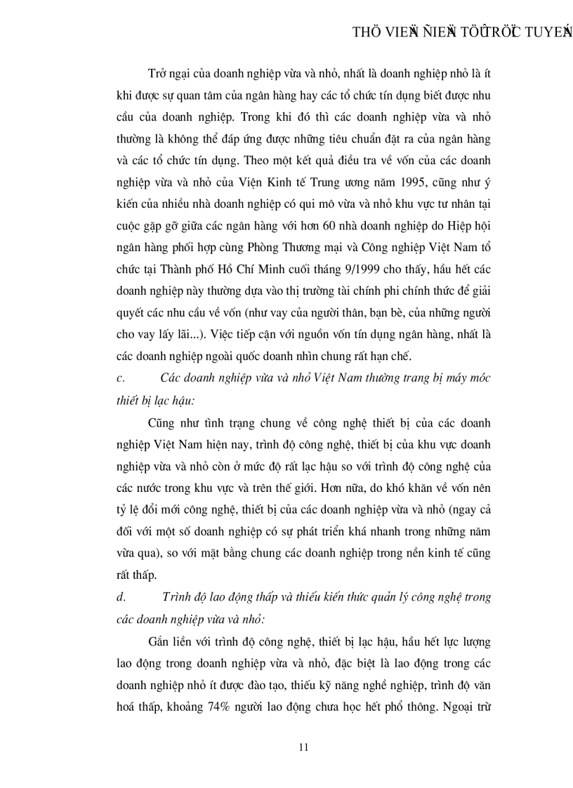 image for page Thực trạng về sử dụng vốn và những giải pháp sử dụng vốn có hiệu quả để phát triển doanh nghiệp vừa và nhỏ ở nước ta hiện nay