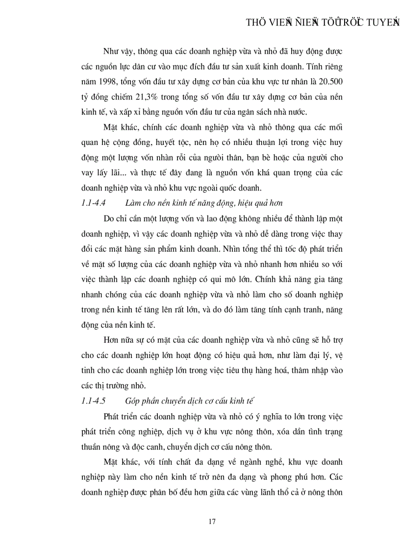 image for page Thực trạng về sử dụng vốn và những giải pháp sử dụng vốn có hiệu quả để phát triển doanh nghiệp vừa và nhỏ ở nước ta hiện nay