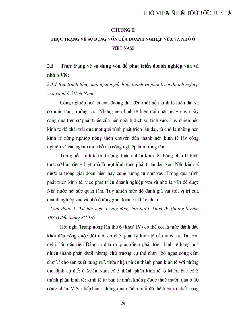 image for page Thực trạng về sử dụng vốn và những giải pháp sử dụng vốn có hiệu quả để phát triển doanh nghiệp vừa và nhỏ ở nước ta hiện nay