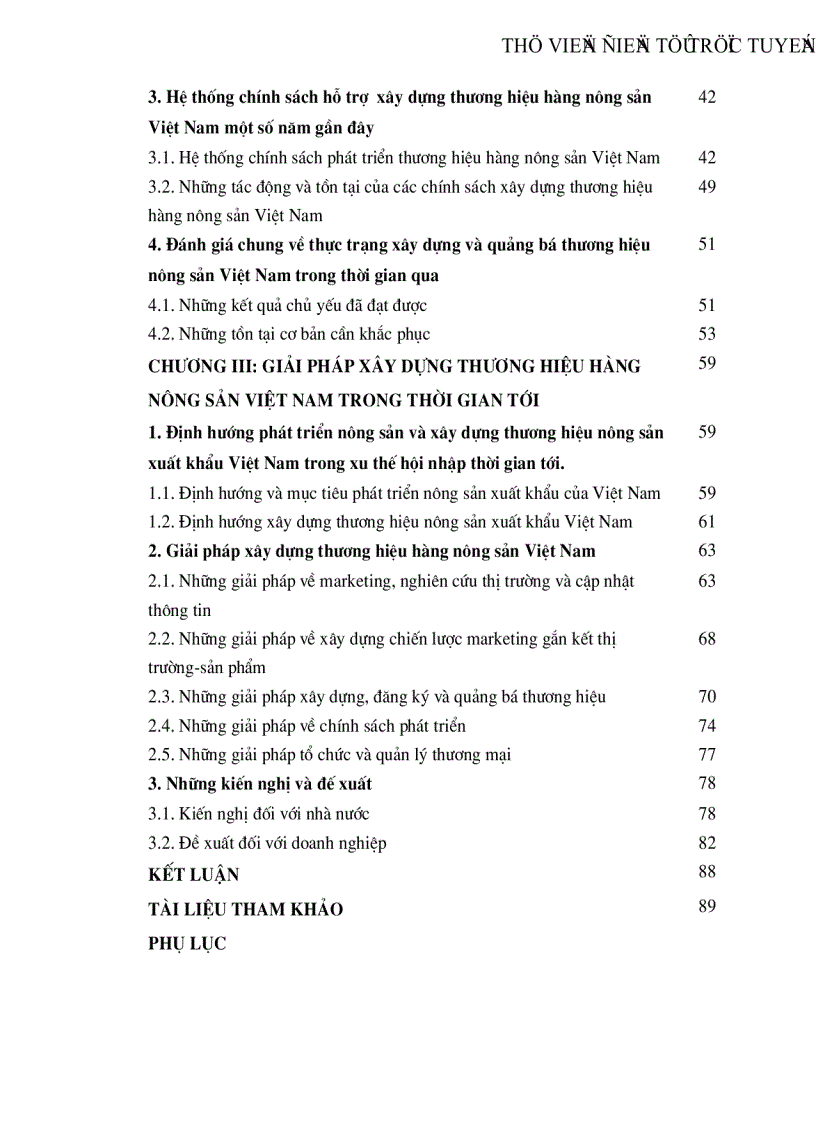 image for page Xây dựng thương hiệu hàng nông sản Việt Nam trong xu thế hội nhập kinh tế quốc tế