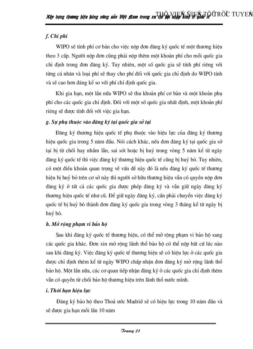 image for page Xây dựng thương hiệu hàng nông sản Việt Nam trong xu thế hội nhập kinh tế quốc tế