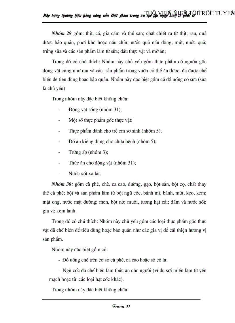 image for page Xây dựng thương hiệu hàng nông sản Việt Nam trong xu thế hội nhập kinh tế quốc tế