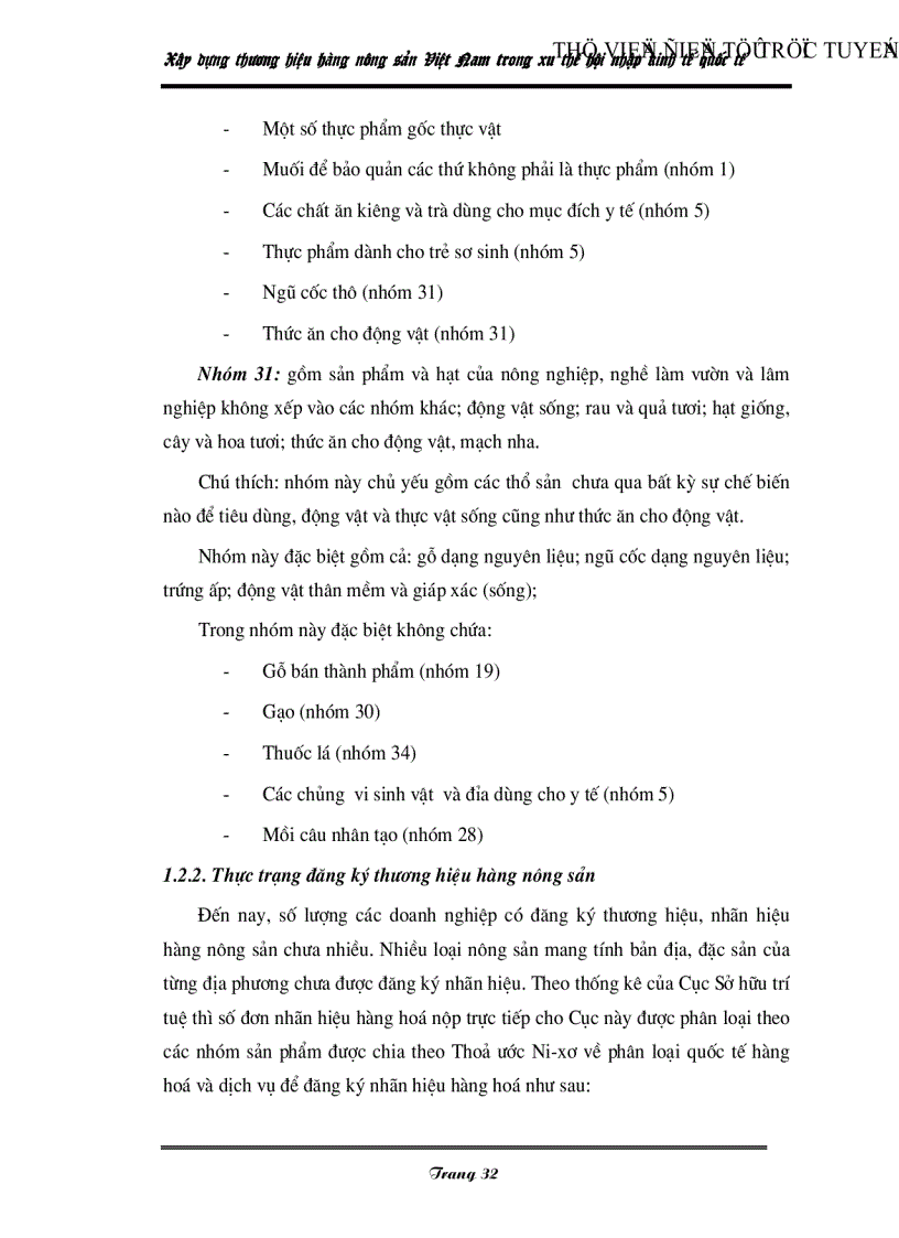 image for page Xây dựng thương hiệu hàng nông sản Việt Nam trong xu thế hội nhập kinh tế quốc tế