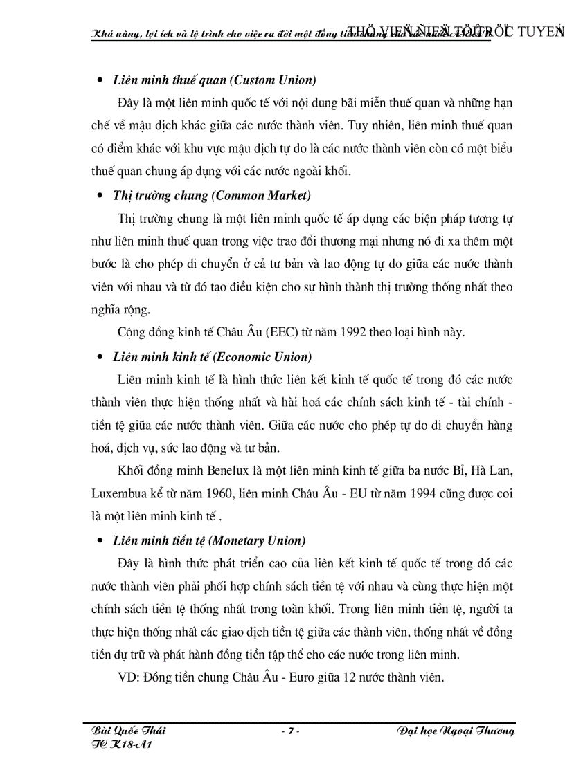 image for page Khả năng lợi ích và lộ trình của việc ra đời một đồng tiền chung cho các nước ASEAN