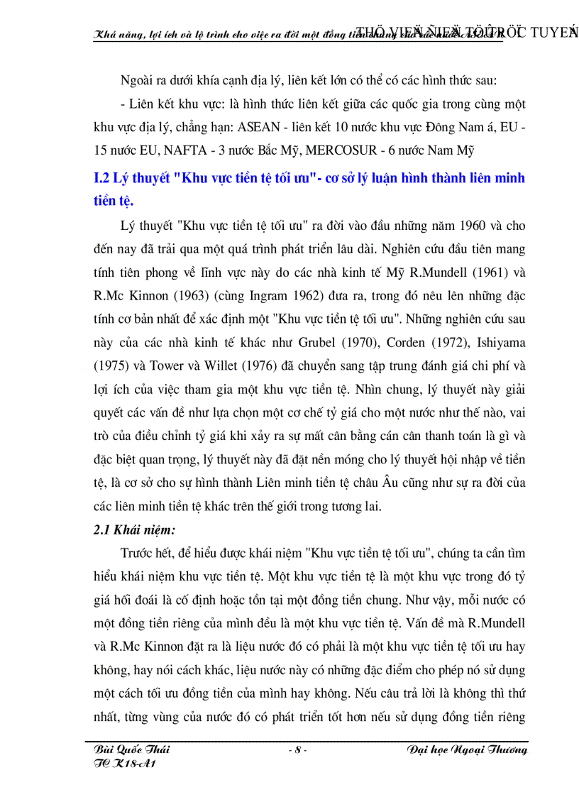 image for page Khả năng lợi ích và lộ trình của việc ra đời một đồng tiền chung cho các nước ASEAN