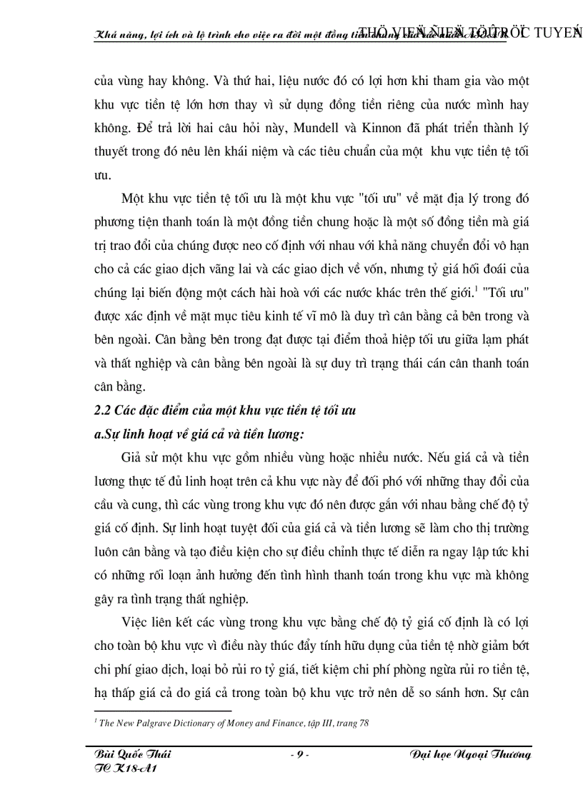 image for page Khả năng lợi ích và lộ trình của việc ra đời một đồng tiền chung cho các nước ASEAN