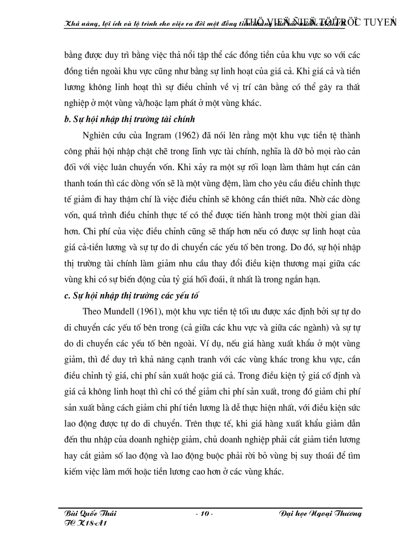 image for page Khả năng lợi ích và lộ trình của việc ra đời một đồng tiền chung cho các nước ASEAN