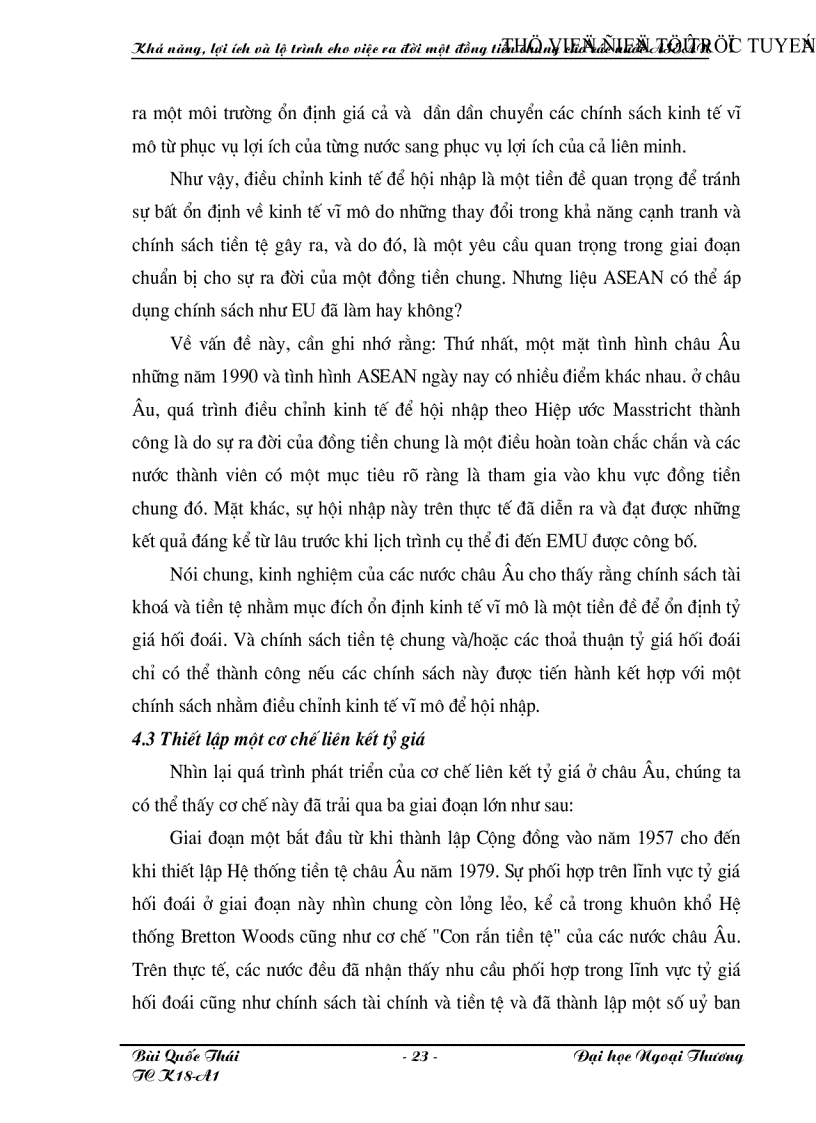 image for page Khả năng lợi ích và lộ trình của việc ra đời một đồng tiền chung cho các nước ASEAN