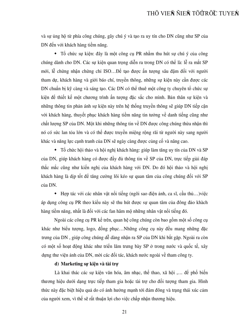 image for page Nghiên cứu chiến lược truyền thông quảng bá thương hiệu của Tổng công ty Cổ phần May Việt Tiến