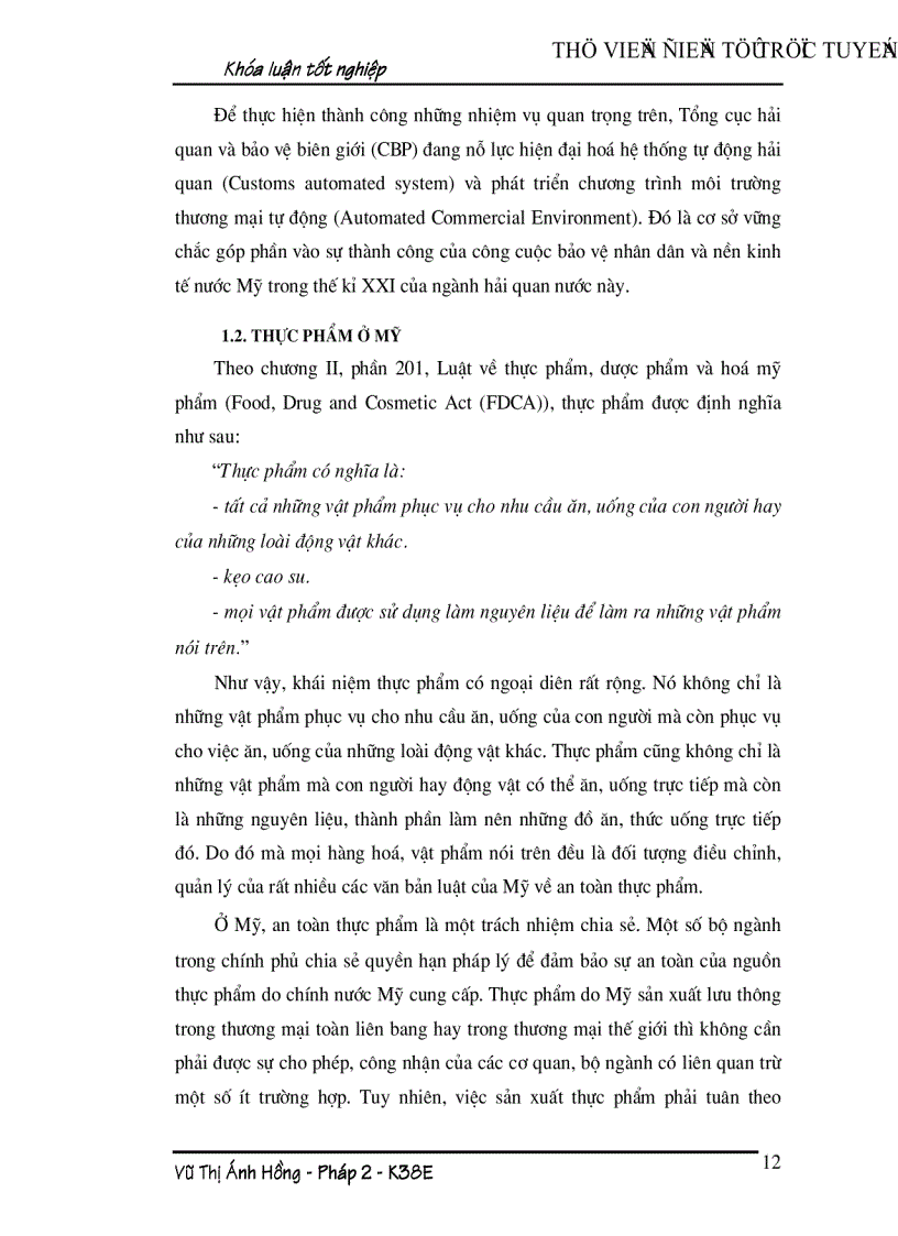 image for page Thủ tục hải quan ở cảng biển của Mỹ đối với thực phẩm nhập khẩu