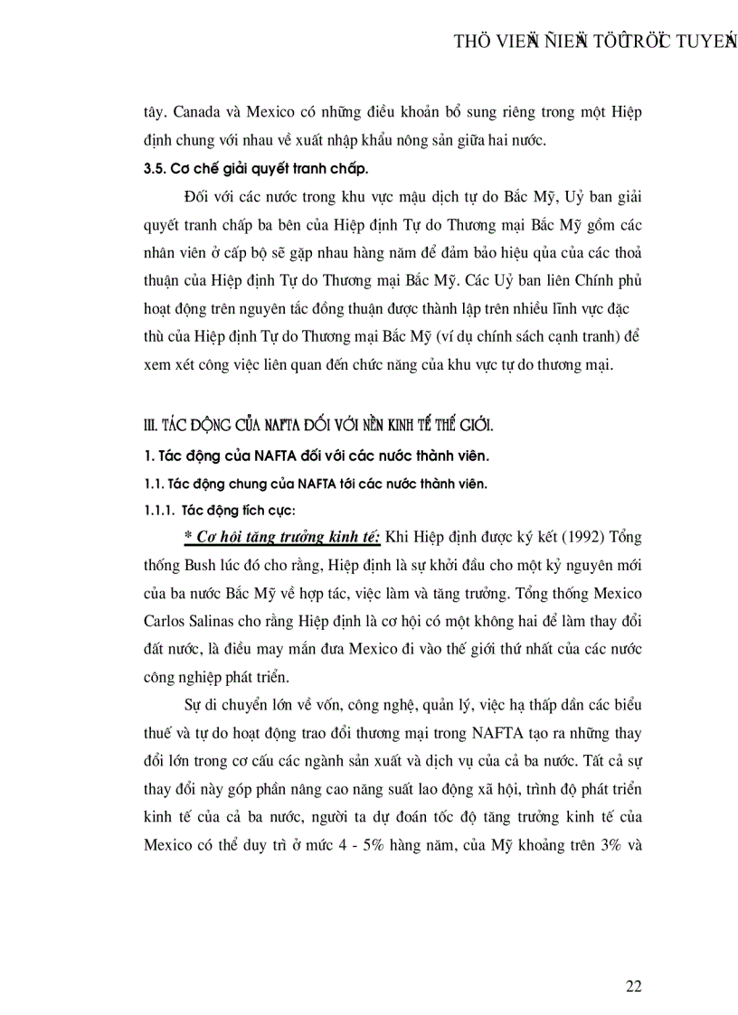 image for page Khu vực mậu dịch tự do Bắc Mỹ NAFTA và mối quan hệ kinh tế thương mại Việt Nam NAFTA những năm gần đây