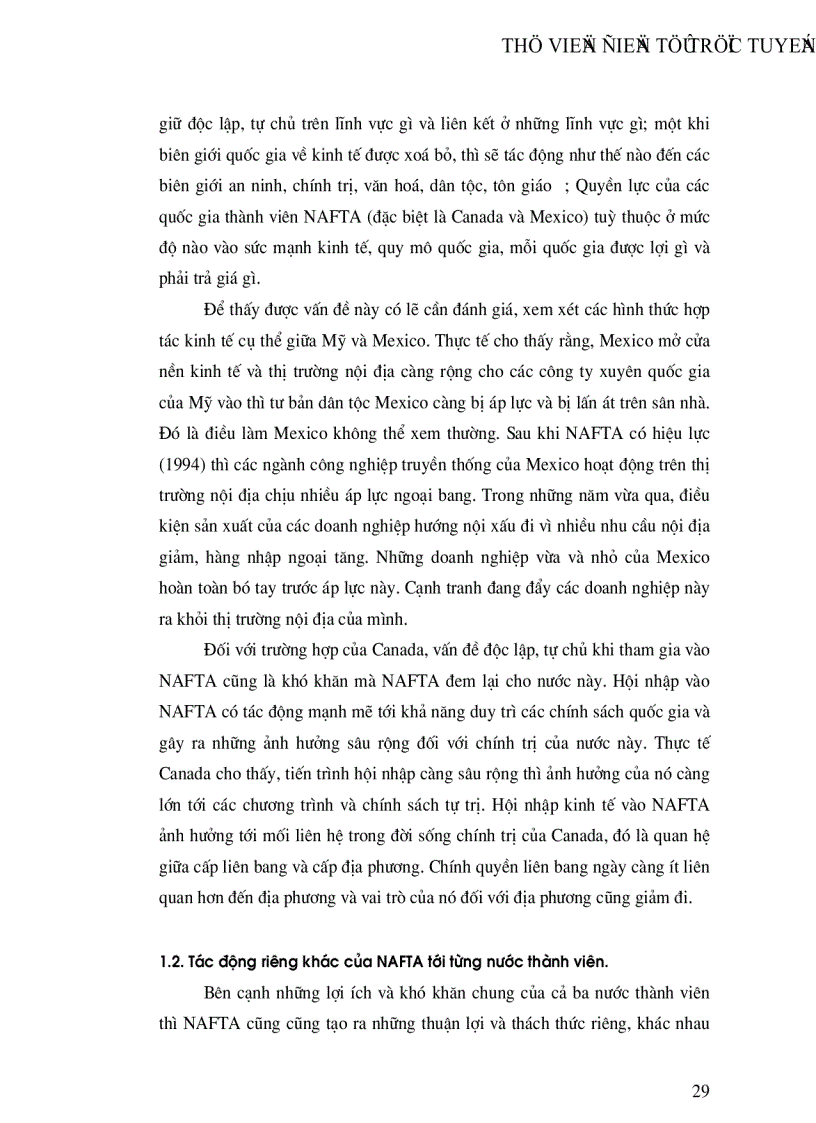 image for page Khu vực mậu dịch tự do Bắc Mỹ NAFTA và mối quan hệ kinh tế thương mại Việt Nam NAFTA những năm gần đây
