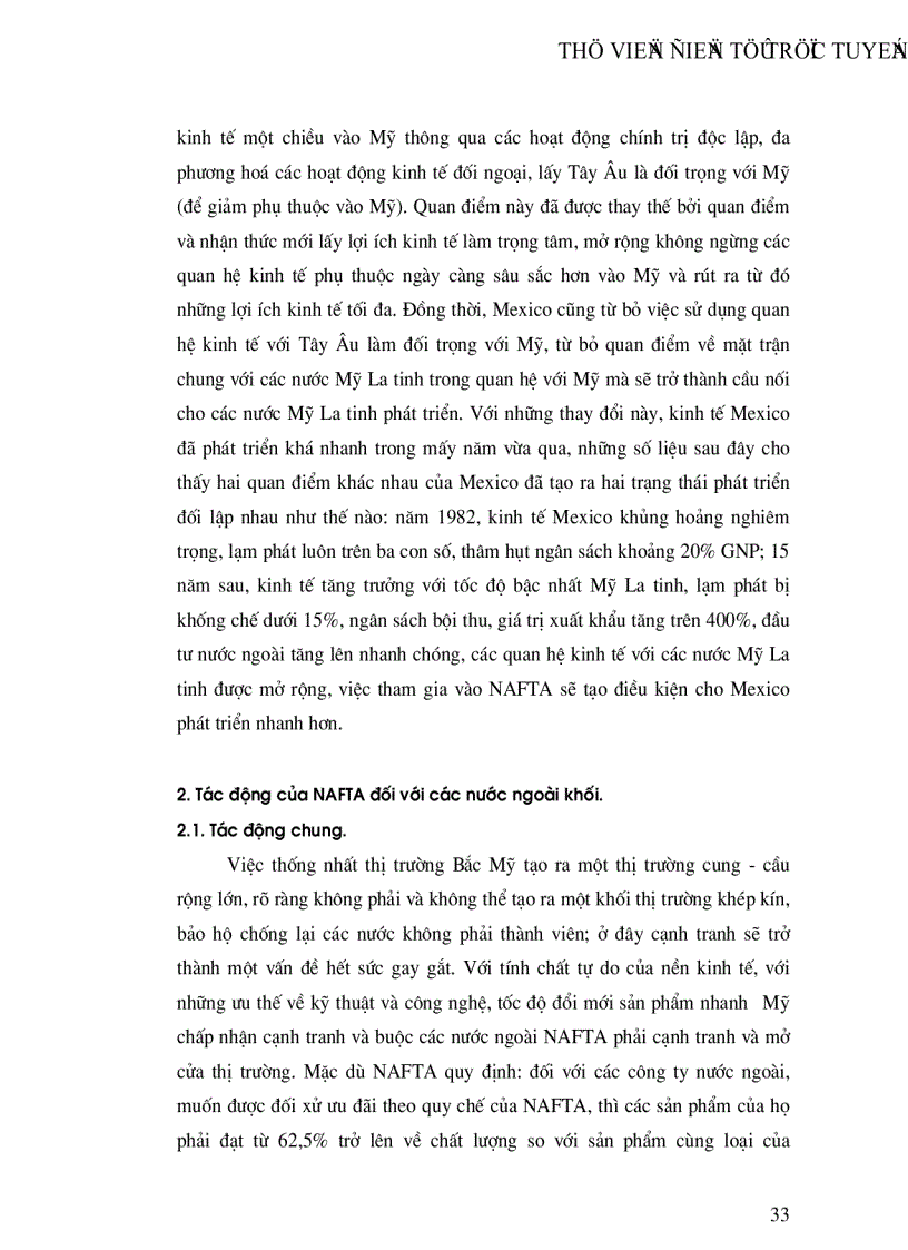 image for page Khu vực mậu dịch tự do Bắc Mỹ NAFTA và mối quan hệ kinh tế thương mại Việt Nam NAFTA những năm gần đây