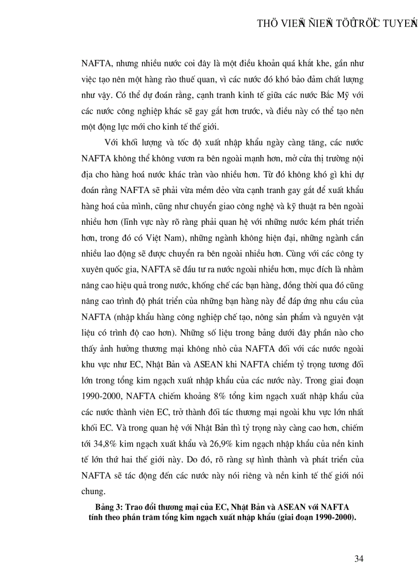 image for page Khu vực mậu dịch tự do Bắc Mỹ NAFTA và mối quan hệ kinh tế thương mại Việt Nam NAFTA những năm gần đây