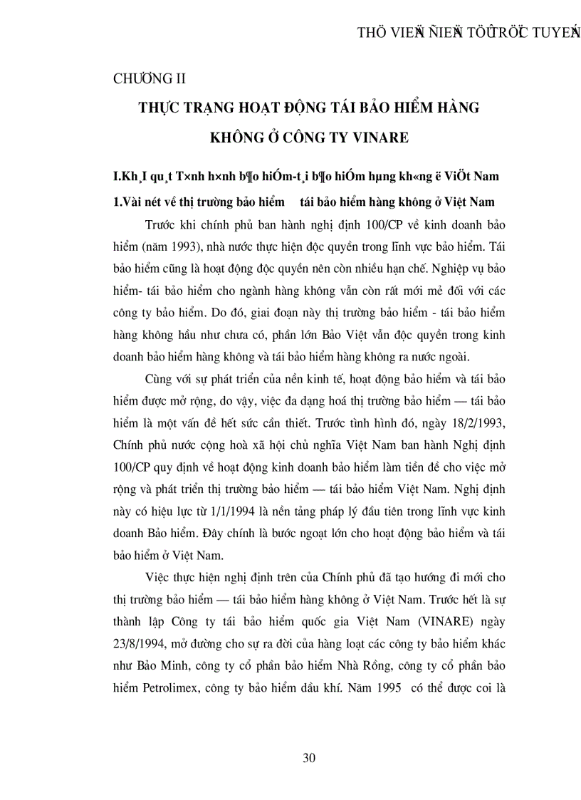 image for page Một số biện pháp nhằm thúc đẩy hoạt động nhận tái bảo hiểm nghiệp vụ bảo hiểm hàng không ở công ty tái bảo hiểm quốc gia Việt Nam VINARE