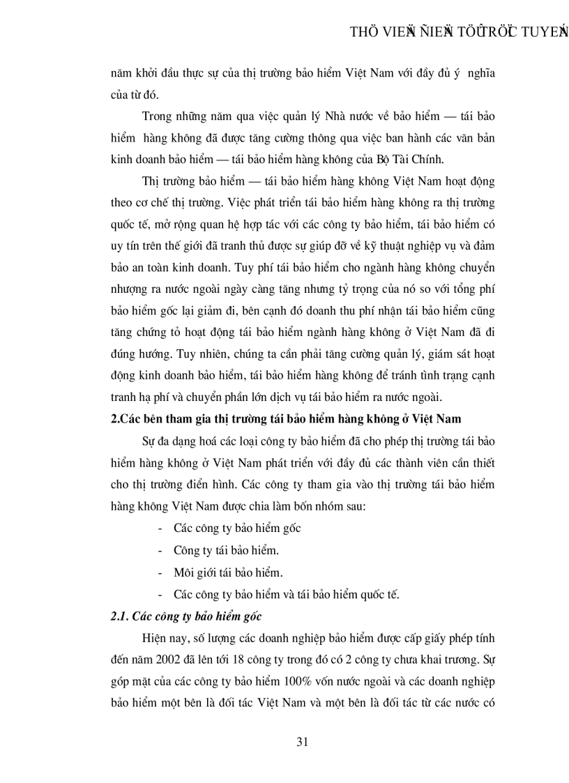 image for page Một số biện pháp nhằm thúc đẩy hoạt động nhận tái bảo hiểm nghiệp vụ bảo hiểm hàng không ở công ty tái bảo hiểm quốc gia Việt Nam VINARE