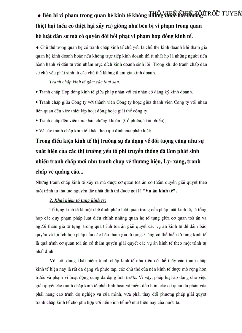 image for page Giải quyết tranh chấp kinh tế ở nước ta hiện nay thực trạng và giải pháp