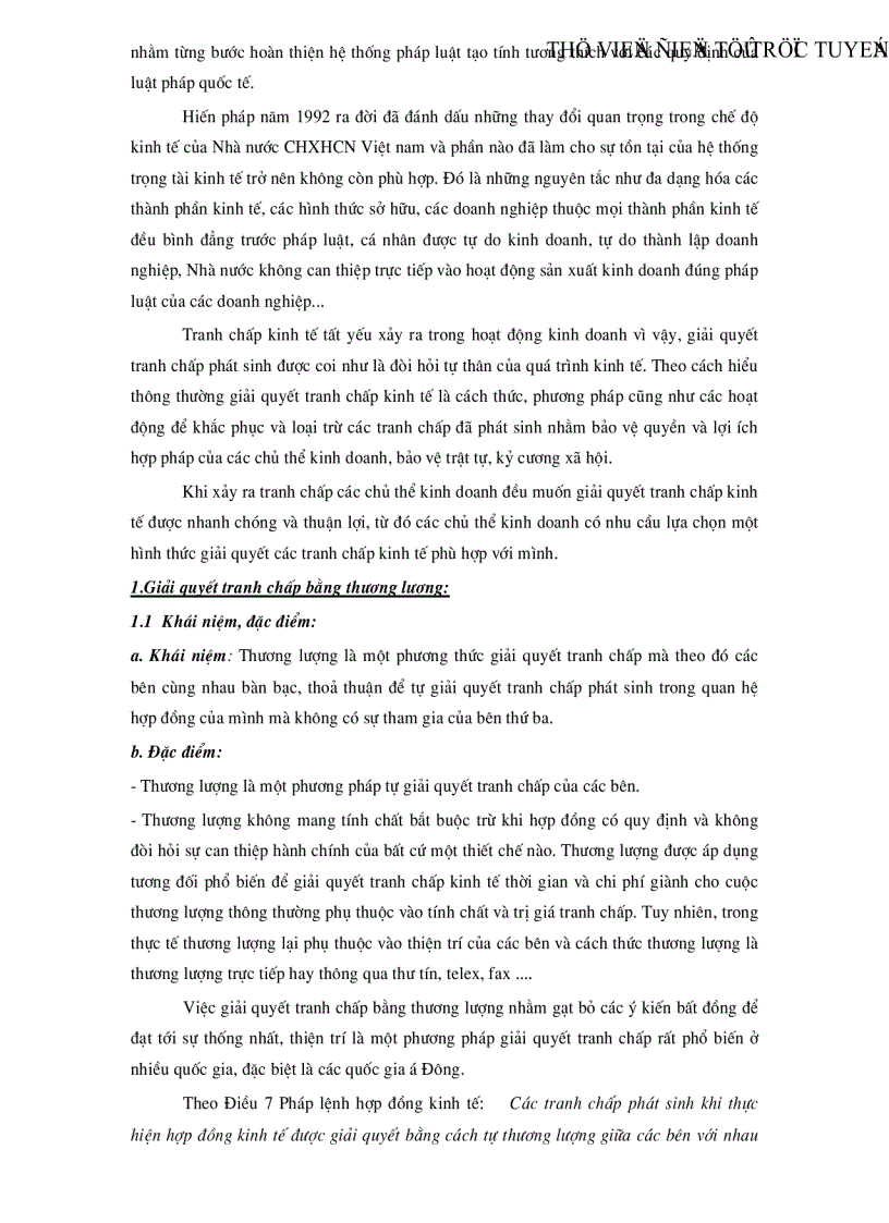 image for page Giải quyết tranh chấp kinh tế ở nước ta hiện nay thực trạng và giải pháp