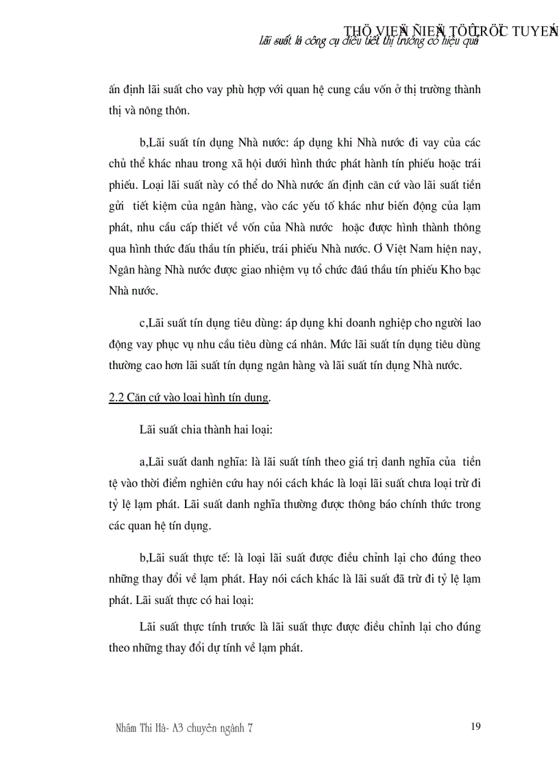 image for page Lãi suất ngân hàng thương maị là một trong những công cụ điều tiết có hiệu quả trong nền kinh tế thị trường