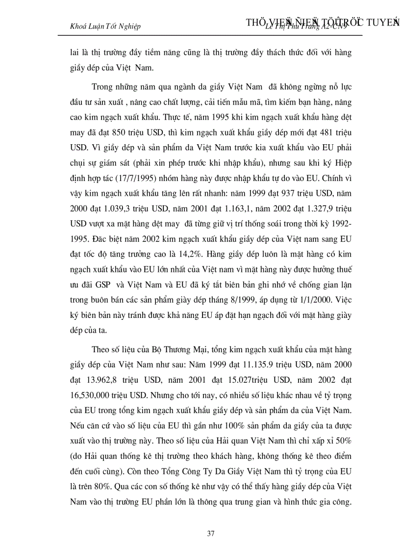 image for page Đẩy mạnh Hoạt đông xuất khẩu hàng hoá của Việt nam vào thị trường EU giai đoạn 2001 2010 Thực trạng và giải pháp