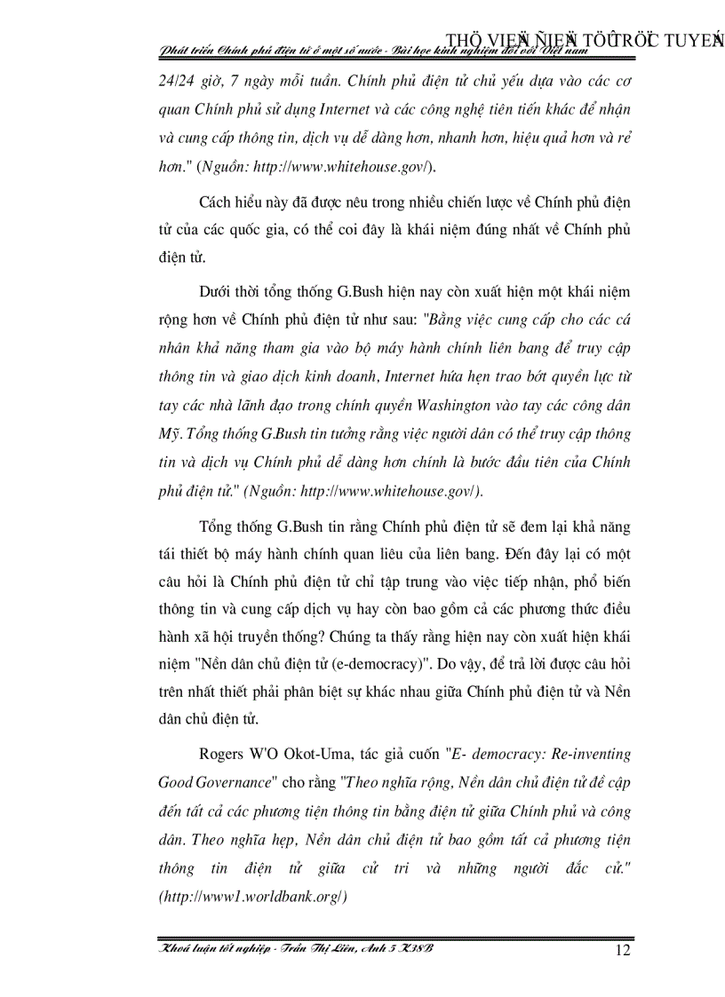 image for page Phát triển Chính phủ điện tử ở một số nước Bài học kinh nghiệm đối với việt nam