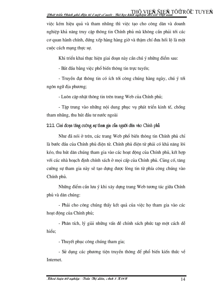 image for page Phát triển Chính phủ điện tử ở một số nước Bài học kinh nghiệm đối với việt nam