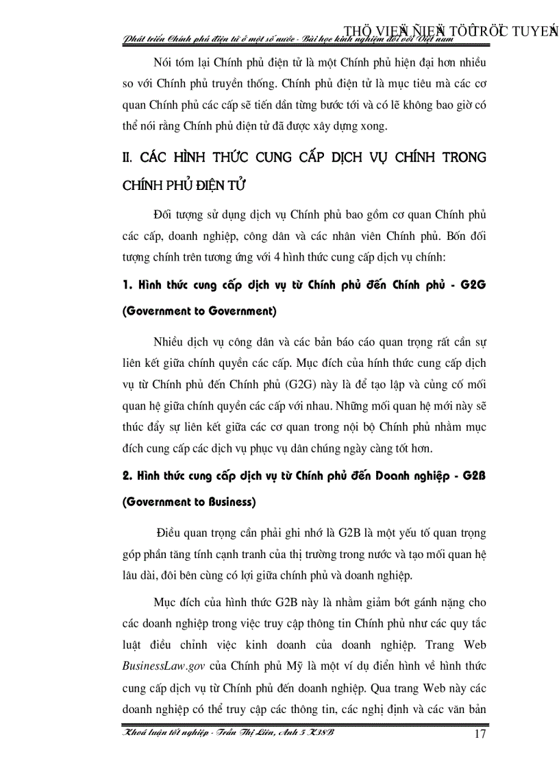 image for page Phát triển Chính phủ điện tử ở một số nước Bài học kinh nghiệm đối với việt nam