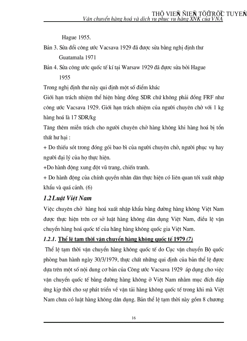 image for page Nghiên cứu phân tích đánh giá công tác vận chuyển và dịch vụ phục vụ hàng hoá xuất nhập khẩu tại các cảng hàng không quốc tế của Vietnam Airlines