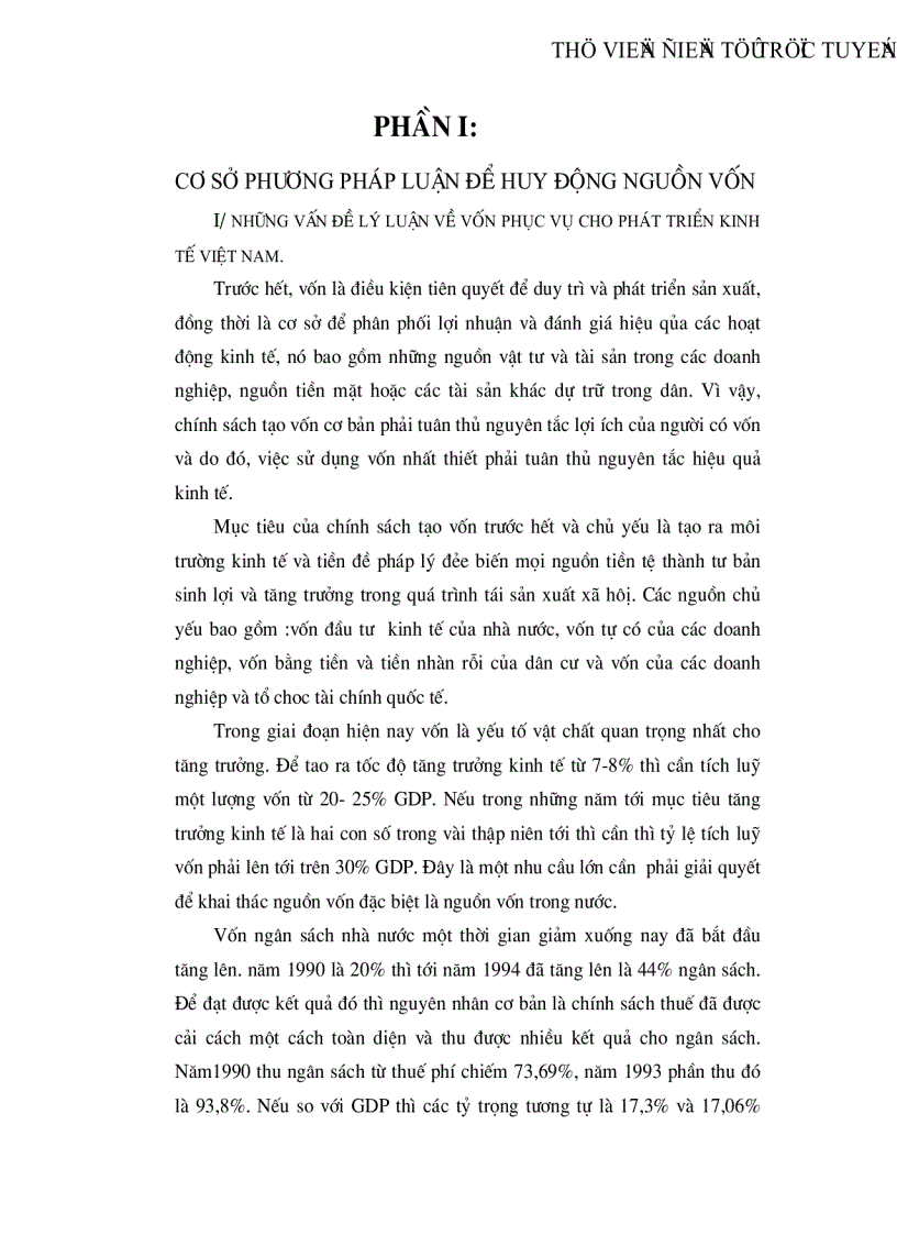 image for page Những biện pháp cơ bản để tăng cường huy động vốn đầu tư trong nước phục vụ cho phát triển kinh tế Việt nam trong giai đoạn hiện nay