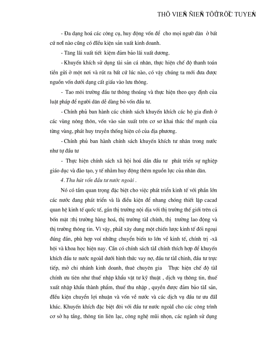 image for page Những biện pháp cơ bản để tăng cường huy động vốn đầu tư trong nước phục vụ cho phát triển kinh tế Việt nam trong giai đoạn hiện nay