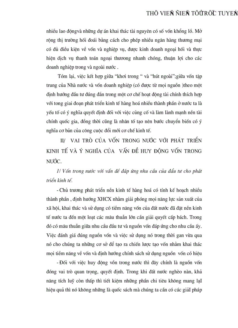 image for page Những biện pháp cơ bản để tăng cường huy động vốn đầu tư trong nước phục vụ cho phát triển kinh tế Việt nam trong giai đoạn hiện nay