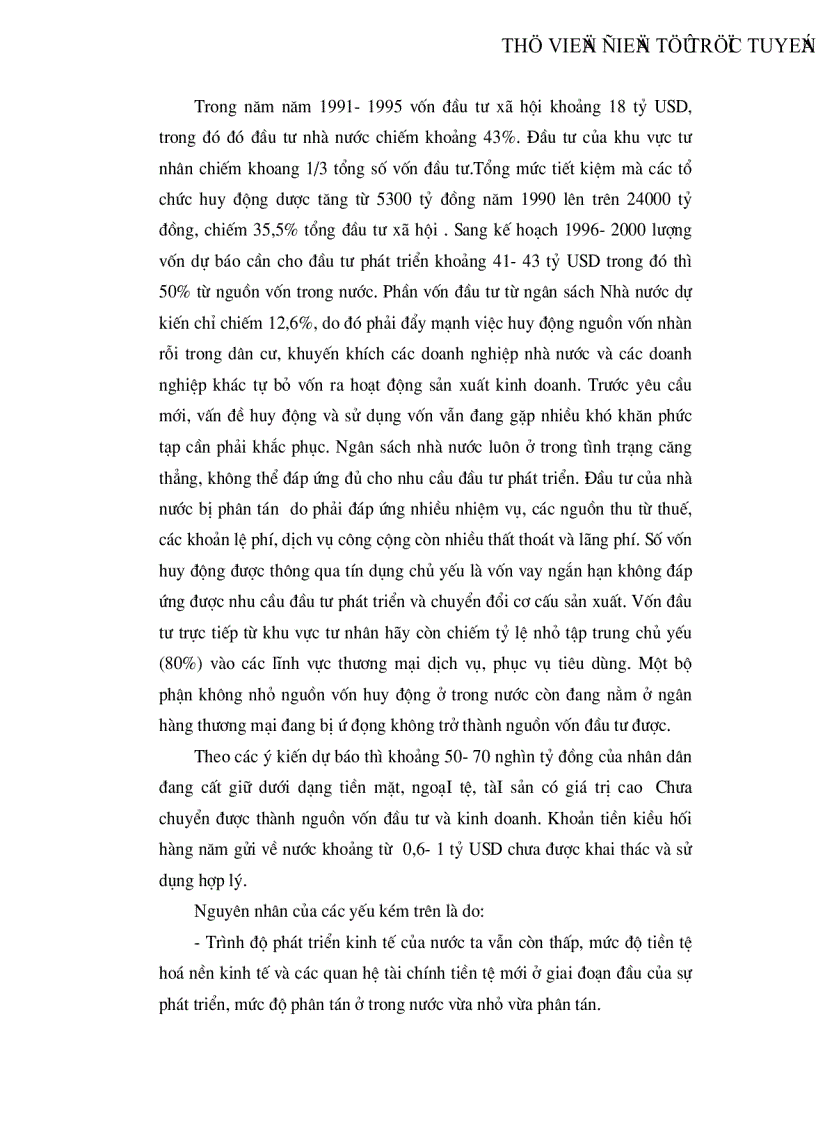 image for page Những biện pháp cơ bản để tăng cường huy động vốn đầu tư trong nước phục vụ cho phát triển kinh tế Việt nam trong giai đoạn hiện nay